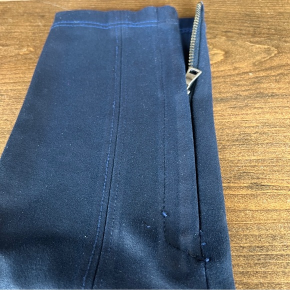 David Lerner Womens Moto Blue Leggings - Picture 5 of 5